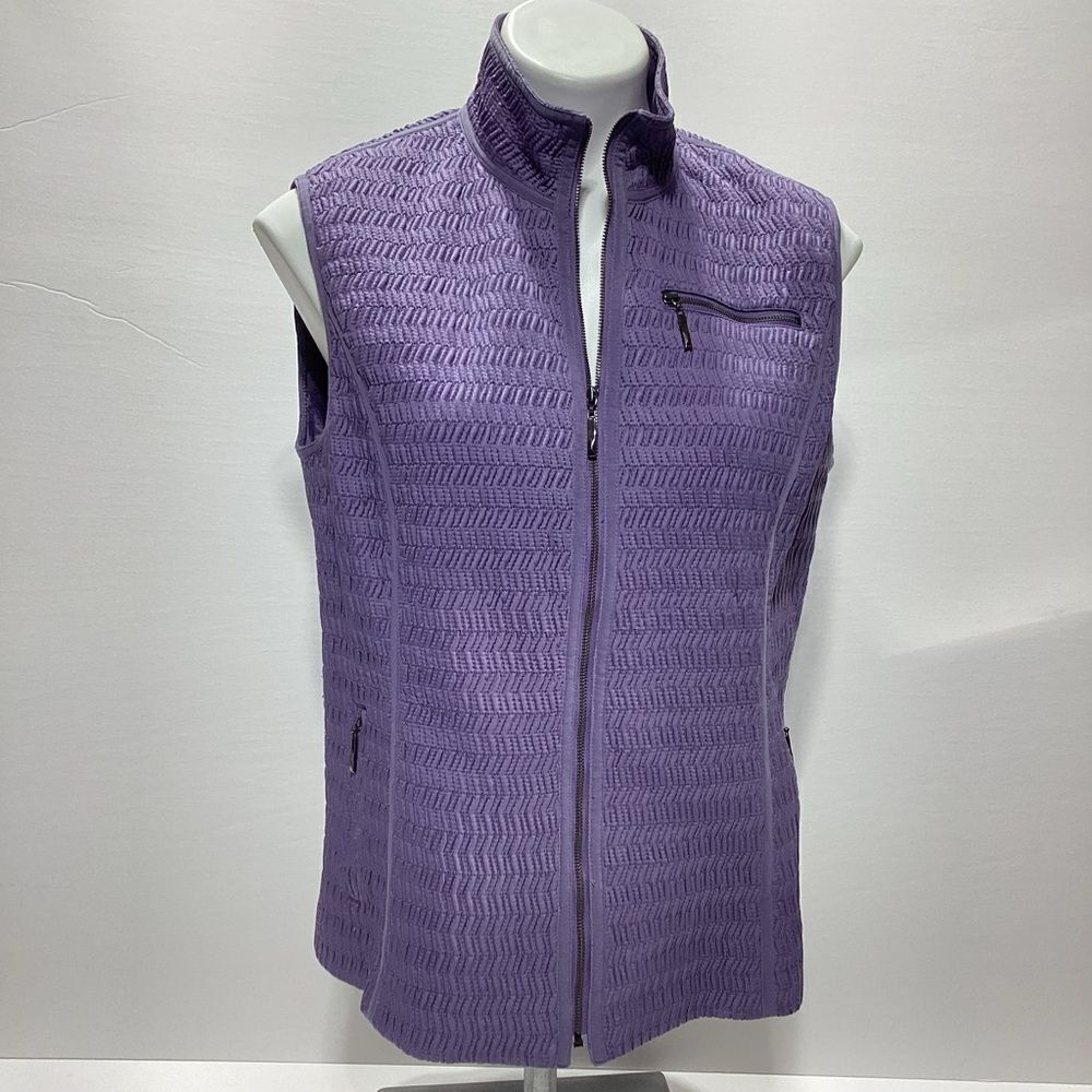 Artifacts The Collection Purple Textured Vest
